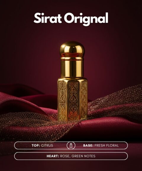 Sirat Original Roll-On Attar (Premium Wooden Box, 6ml)