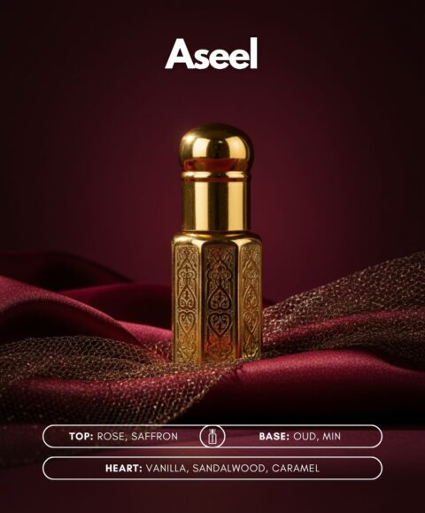 Aseel Roll-On Attar (Premium Wooden Box, 6ml)